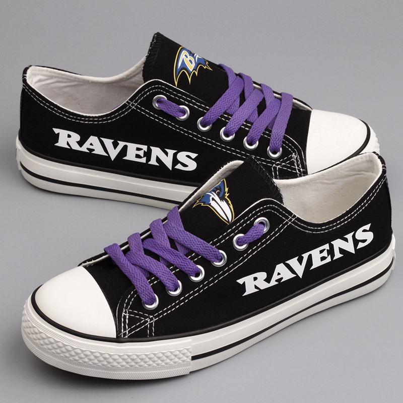 Women's Baltimore Ravens Repeat Print Low Top Sneakers 001 Women's Baltimore Ravens Repeat Print Low Top Sneakers 001